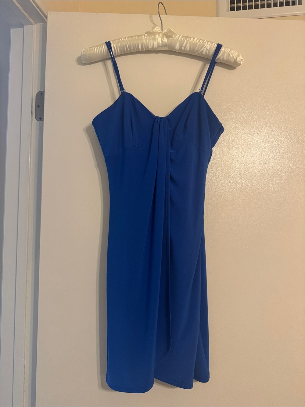 Laundry by Design Royal Blue Spaghetti-Strap Midi Dress